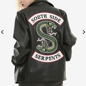 RIVERDALE SOUTHSIDE SERPENTS FAUX LEATHER JACKET